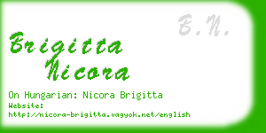 brigitta nicora business card